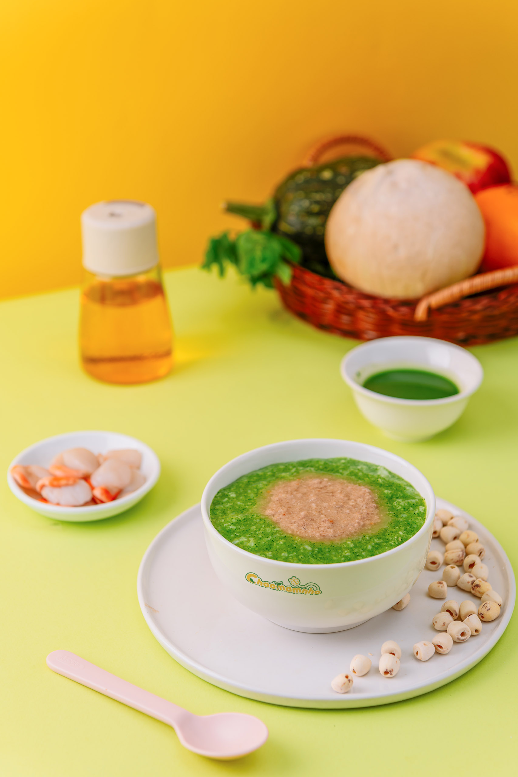 Sò Gấc Hầm Sen Cốm